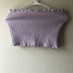 Purple tube top